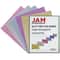 JAM Paper 2-Pocket Plastic Glitter Folders, 6ct.
